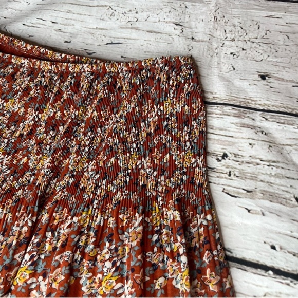 Max Studio Floral Print Casual A-Line Skirt Size S - Picture 4 of 10